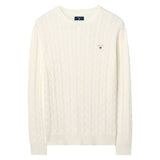 GANT Cotton Cable Crew Sweater