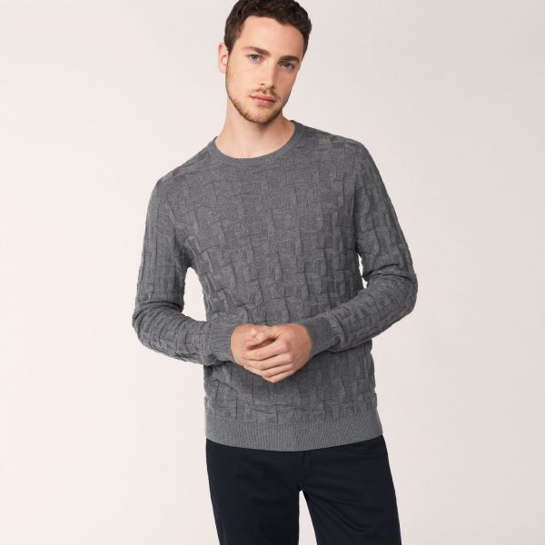 Texture Snowflake Sweater