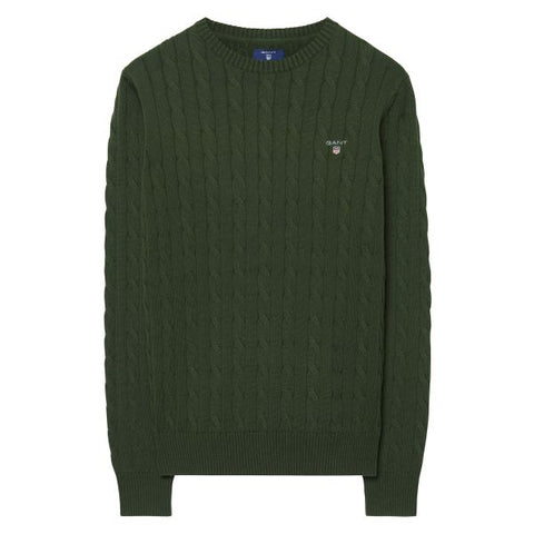 GANT Cotton Cable Crew Sweater