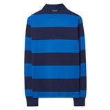Long-Sleeved Bar Striped Rugby Shirt