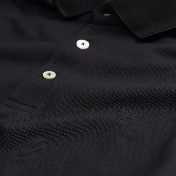 Short-Sleeved Solid Piqué Polo