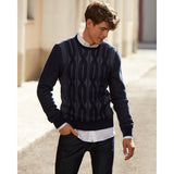 GANT Diamond G Cable Knit Crew