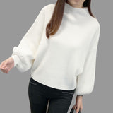 Sweaters Fashion Turtleneck Batwing