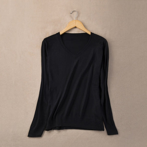 GABERLY Soft Cashmere Elastic Sweaters and Pullovers