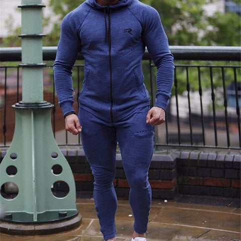 Hoodies Sport Suit Running Men Clothing
