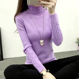 Women Turtleneck Winter Sweater Women