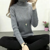 Women Turtleneck Winter Sweater Women