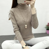 Women Turtleneck Winter Sweater Women