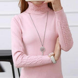 Women Turtleneck Winter Sweater Women