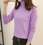 Women Turtleneck Winter Sweater Women