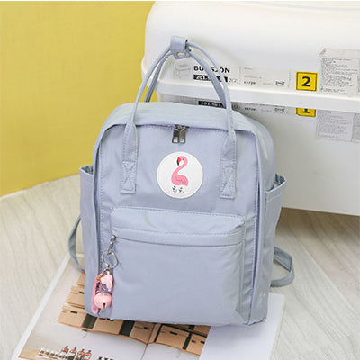 Preppy Waterproof Nylon Women Backpack