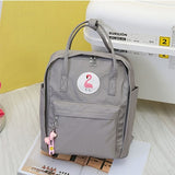 Preppy Waterproof Nylon Women Backpack