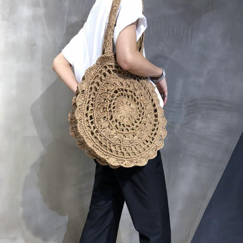 Bohemian Paper rope Straw Bags