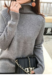 turtleneck sweater ladies winter pullover